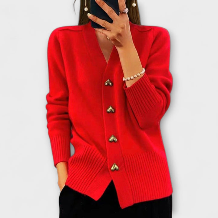 Marij – Vintage V-Neck Sweater