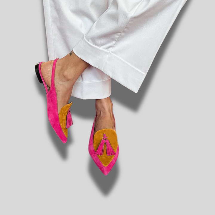 Rosaa – Fringe Ankle Loafer