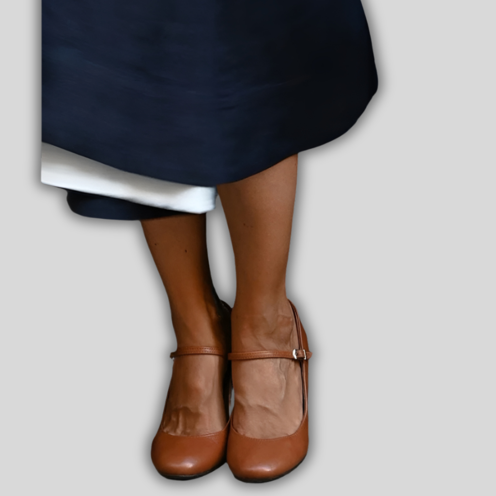 Caella - Low Strap Heels