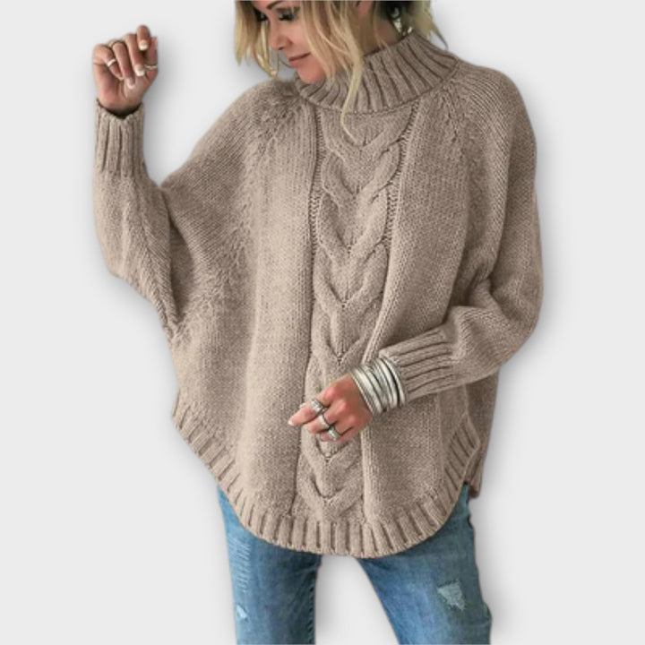 Elysian - Cable Pattern Knit Sweater