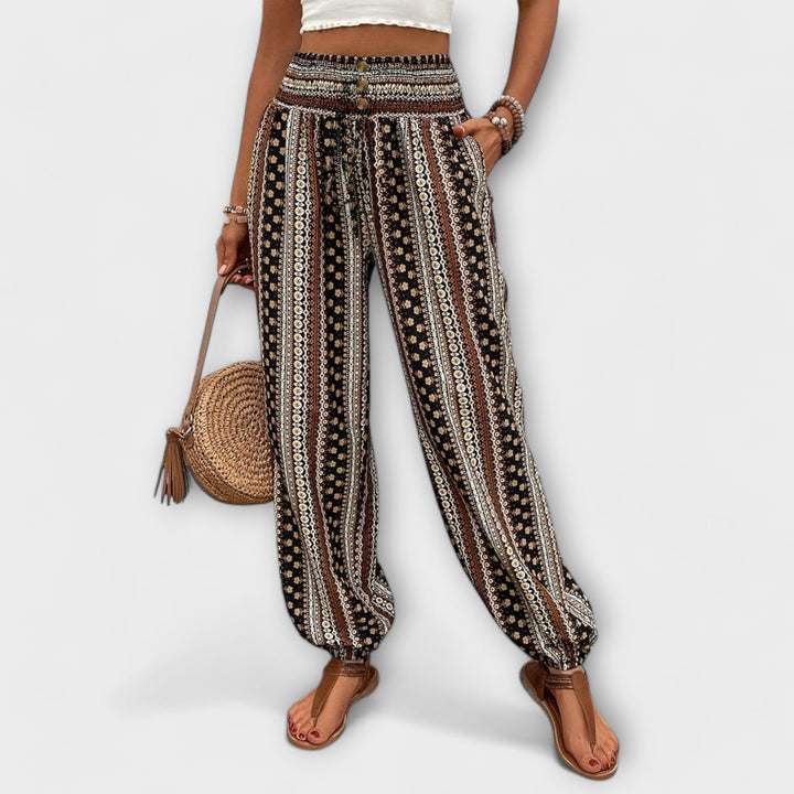 Scarlett - Ethnic Graphic Pants