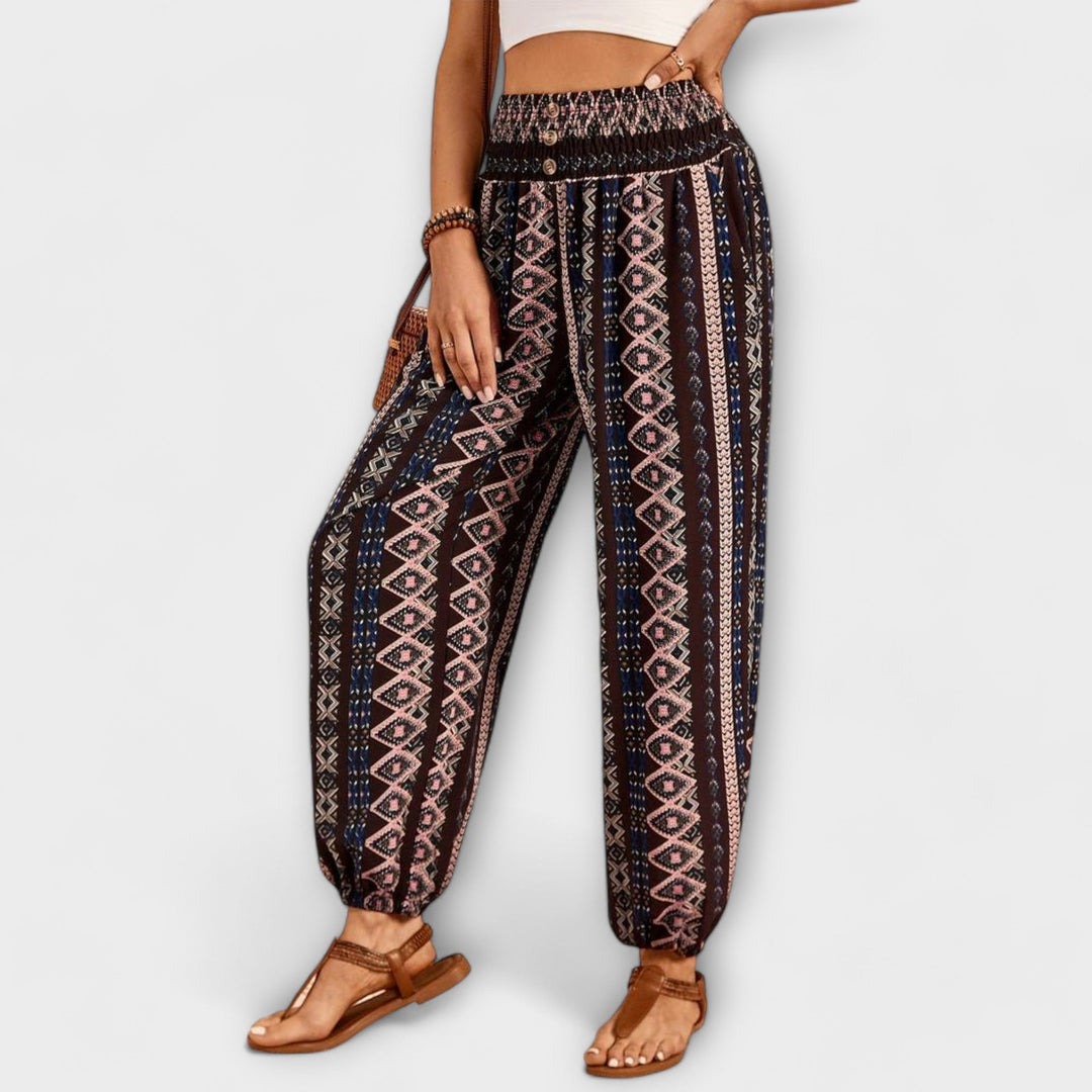 Scarlett - Ethnic Graphic Pants