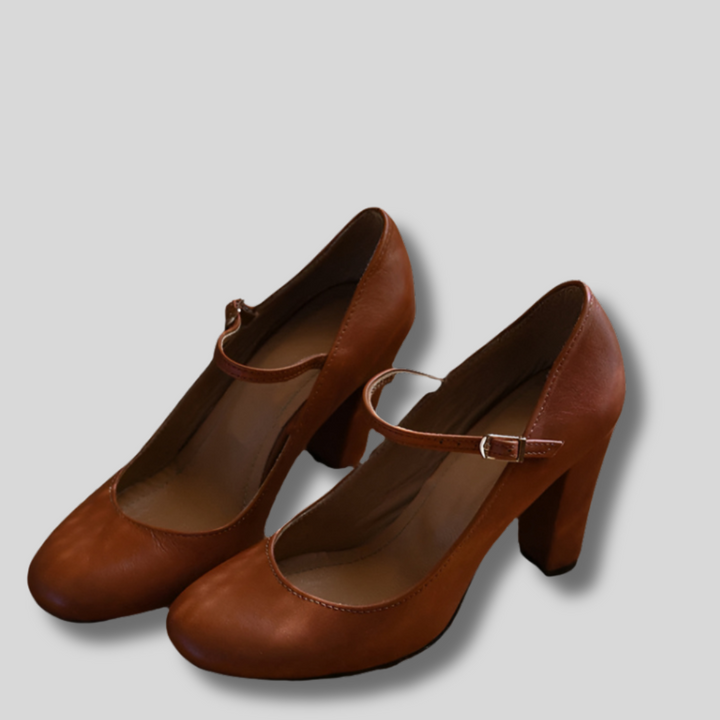 Caella - Low Strap Heels