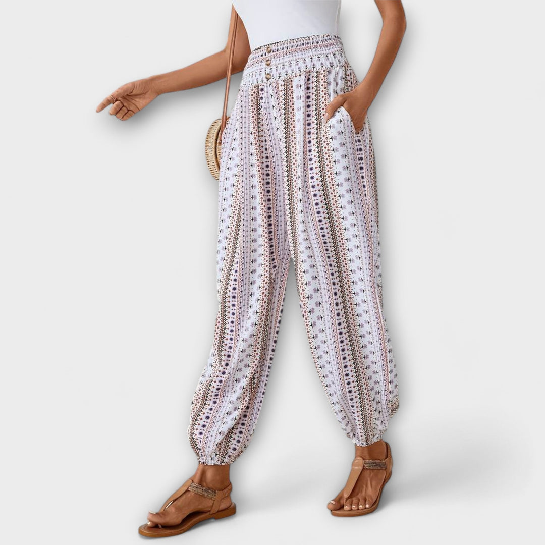 Scarlett - Ethnic Graphic Pants