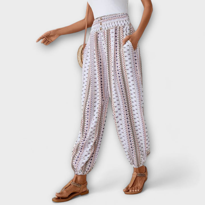 Scarlett - Ethnic Graphic Pants