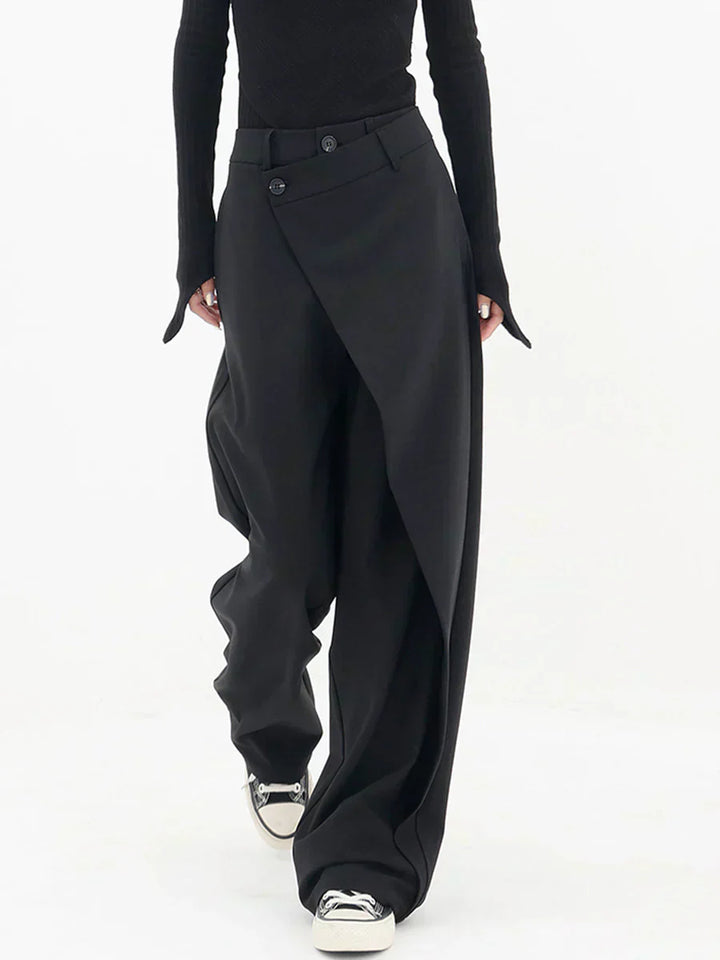 Leja - Layered Button Pants