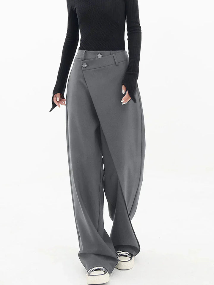 Leja - Layered Button Pants