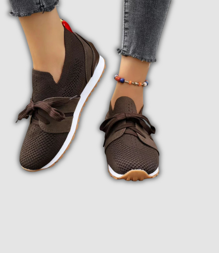 Anna - Comfortable Lace-Up Sneakers