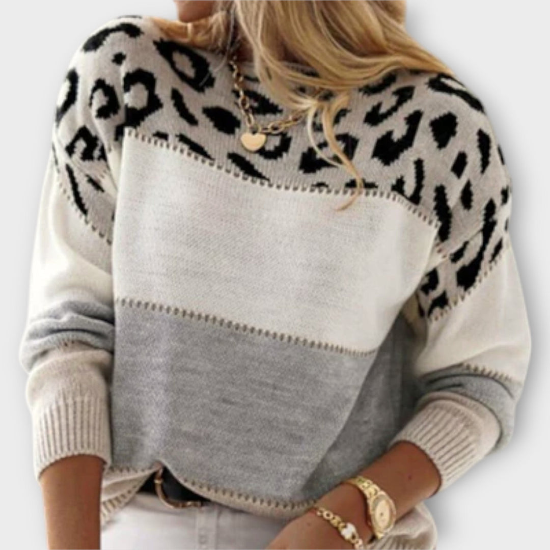 Aurora - Casual Leopard Sweater