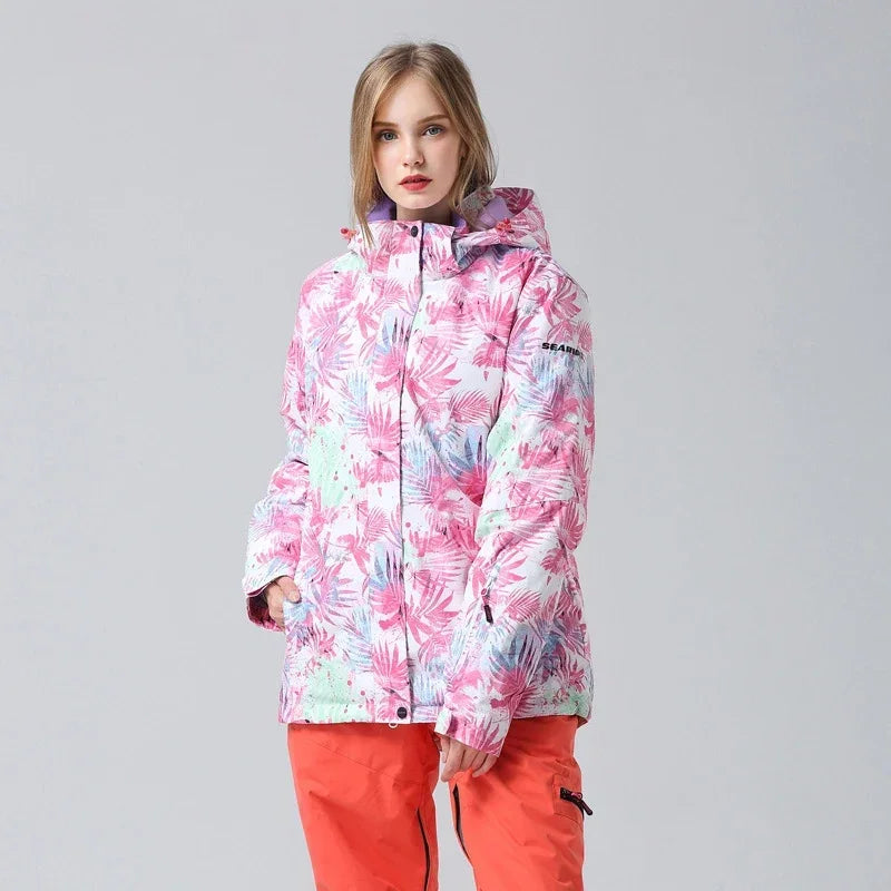 Elvara | women's Floral Ski Jacket