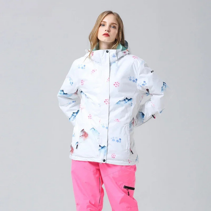 Elvara | women's Floral Ski Jacket