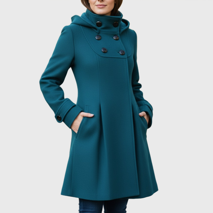 Bella - Elegant Hooded Coat