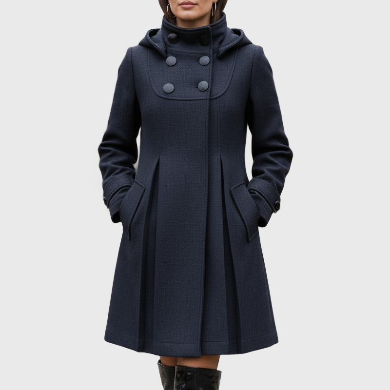 Bella - Elegant Hooded Coat