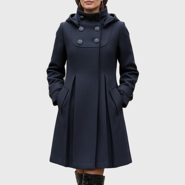 Bella - Elegant Hooded Coat