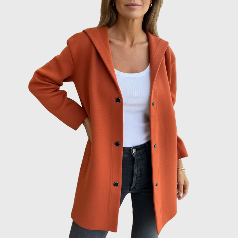 Jasmine - Casual Hooded Jacket