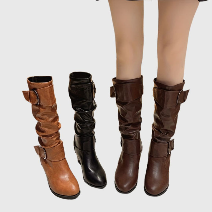 Nuvéa - Chunky Belted Boots