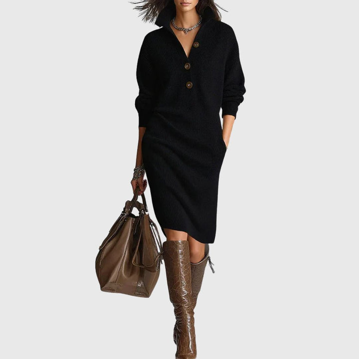 Judi - Elegant Sweater Dress