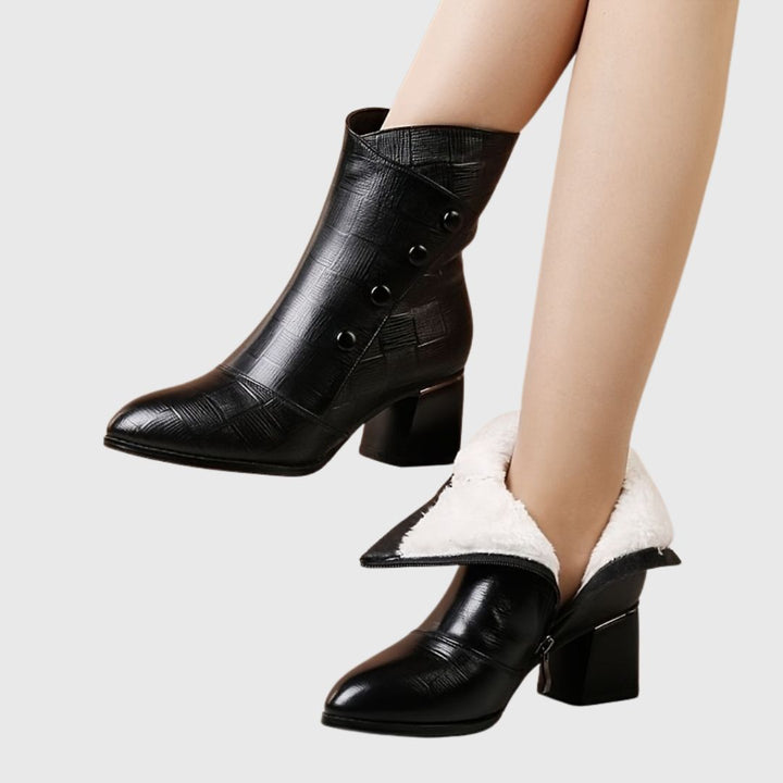 Noomi - Chunky Heel Short Boots