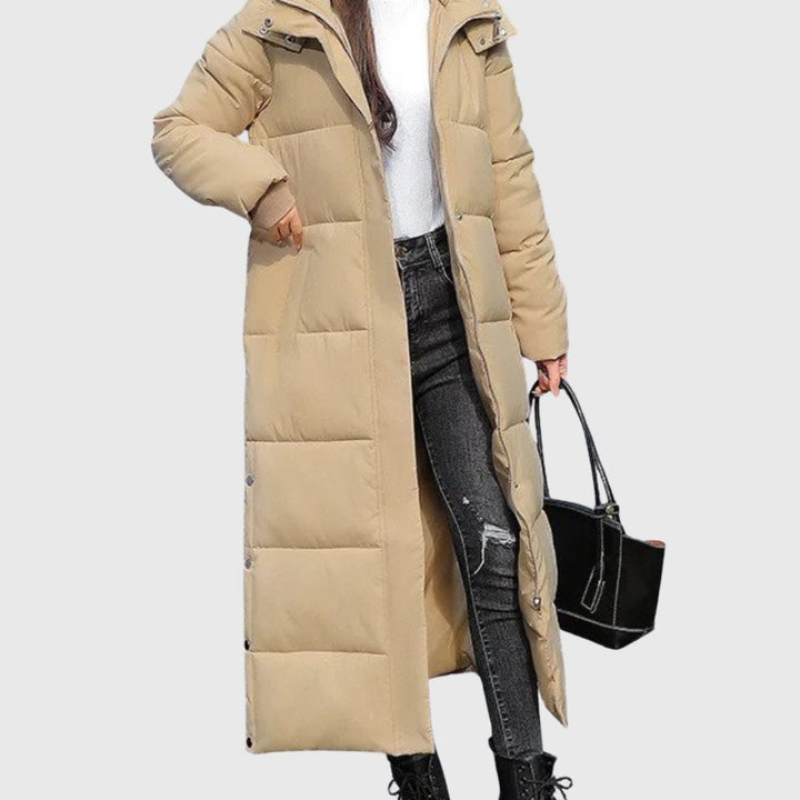 Fiona - Long Quilted Warm Coat