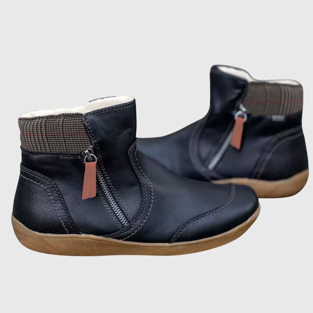 Penelope - Zip-Up Ankle Boots