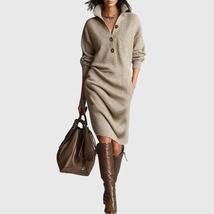 Judi - Elegant Sweater Dress