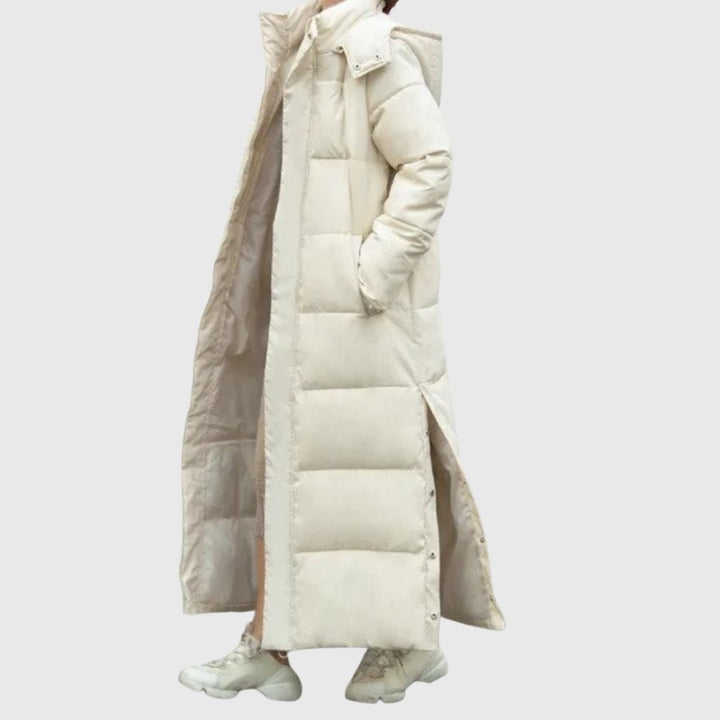 Fiona - Long Quilted Warm Coat