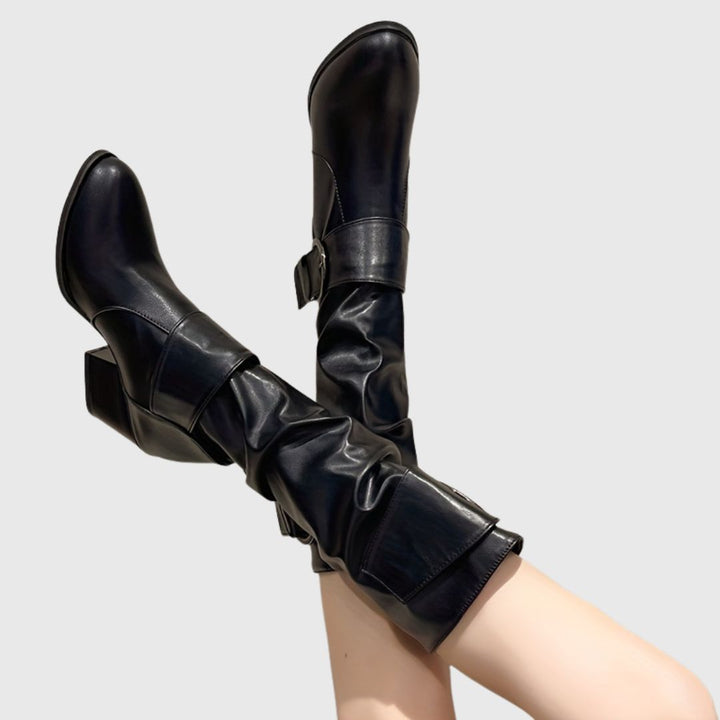 Nuvéa - Chunky Belted Boots