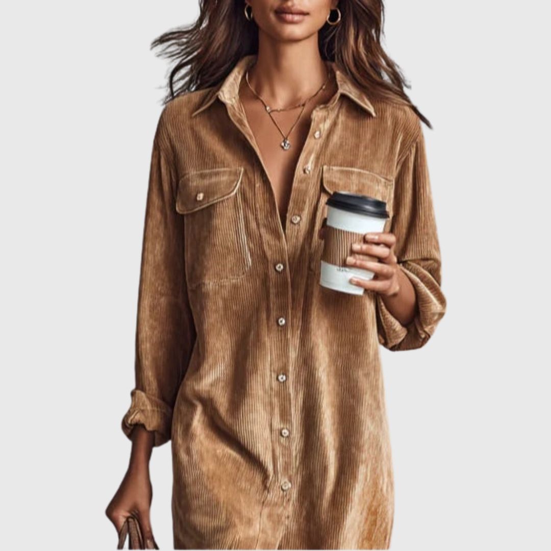 Avery - Corduroy Sweater Dress