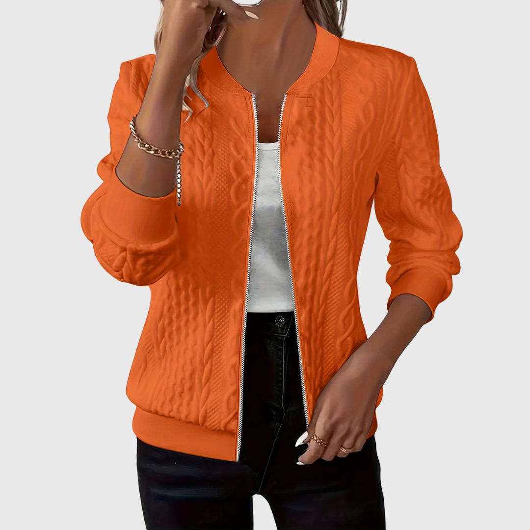 Zolie - Elegant Zip-Up Jacket