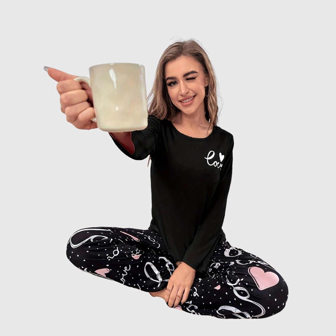 Elenié - Love Letter Pajama Set