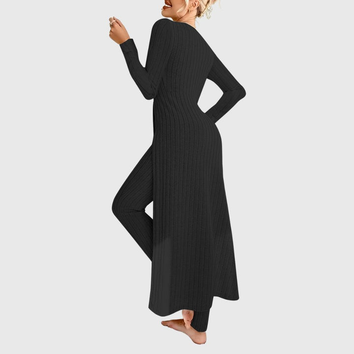 Zani - Ribbed Two-Piece Lounge Set