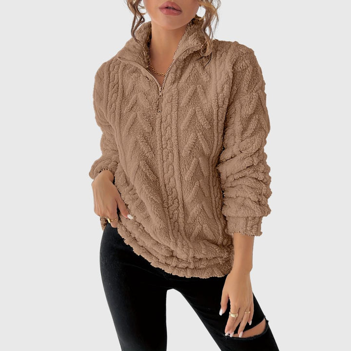 Maeve - Cozy Zip-Up Sweatshirt