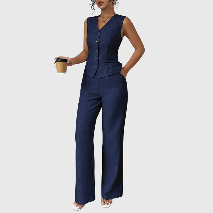 Sarie - Elegant Vest & Pants Set