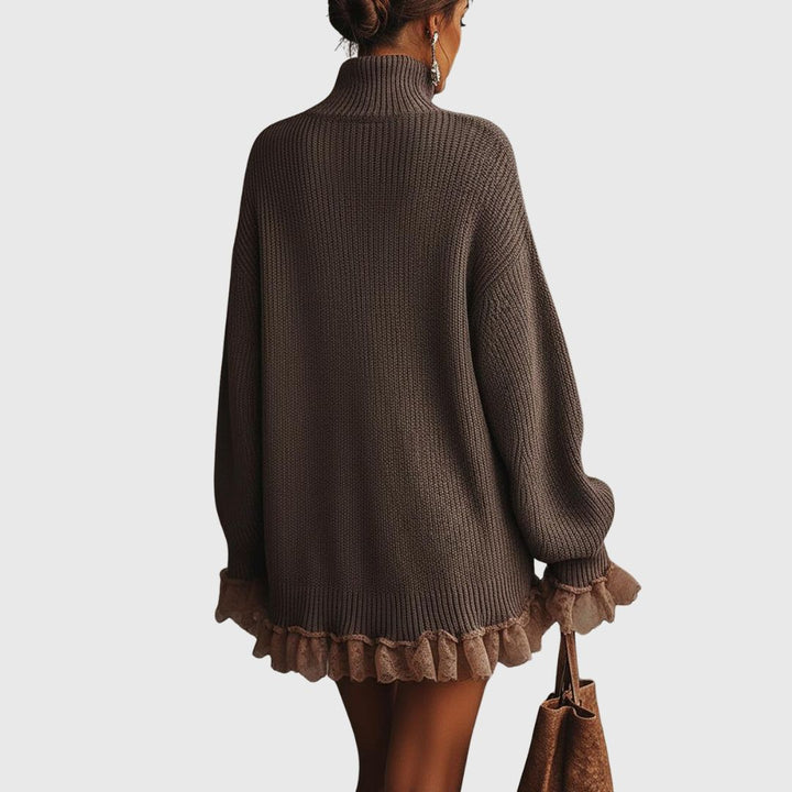 Nina - Ruffled Knit Dress