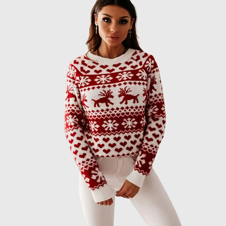 Karrie - Christmas Snowflake Sweater