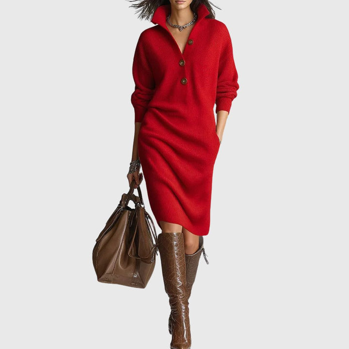 Judi - Elegant Sweater Dress