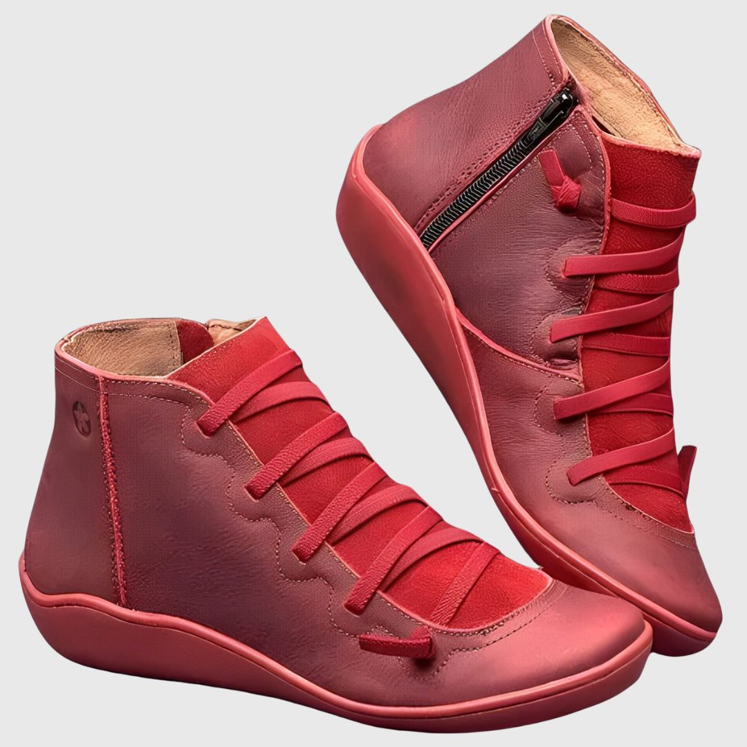 Fiona - Zip Ankle Boots