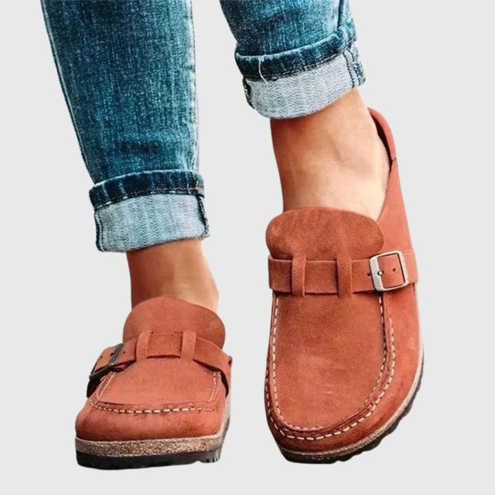 Emily - Buckle Slip On Loafers
