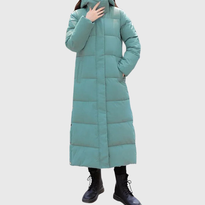 Fiona - Long Quilted Warm Coat