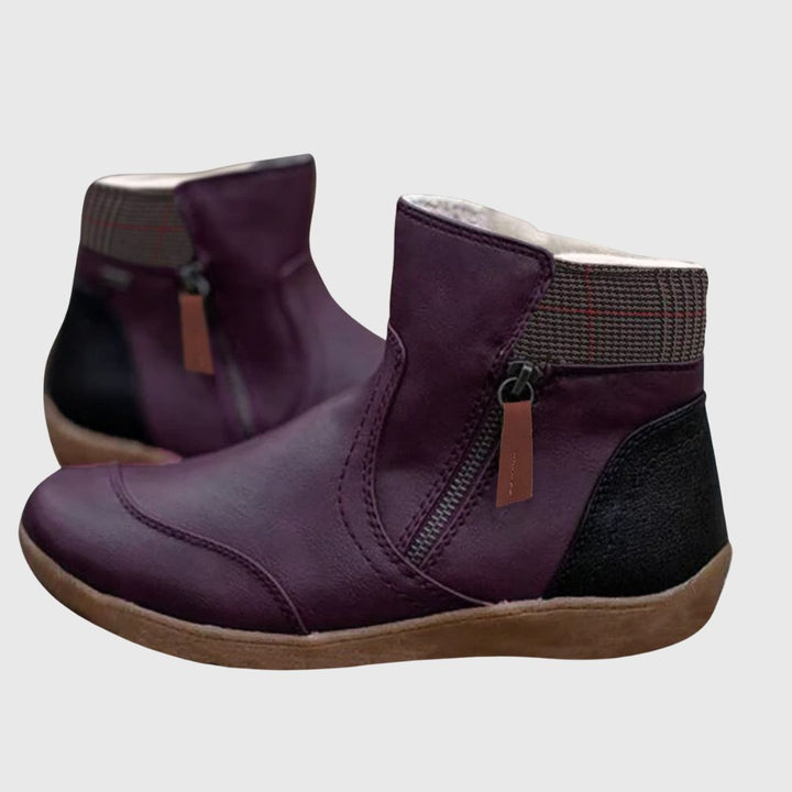 Penelope - Zip-Up Ankle Boots