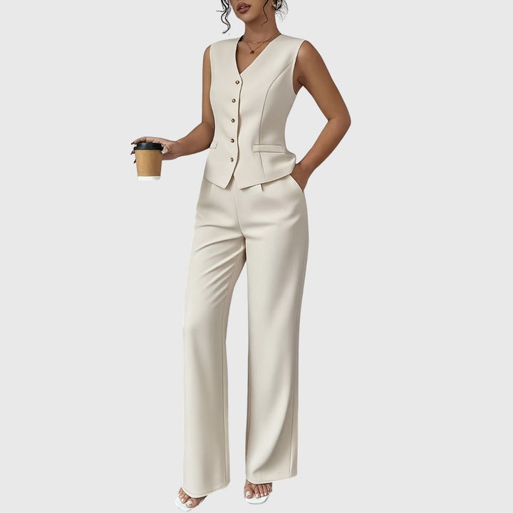 Sarie - Elegant Vest & Pants Set