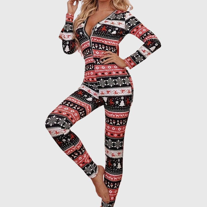 Rhea - Festive Knit Jumpsuit