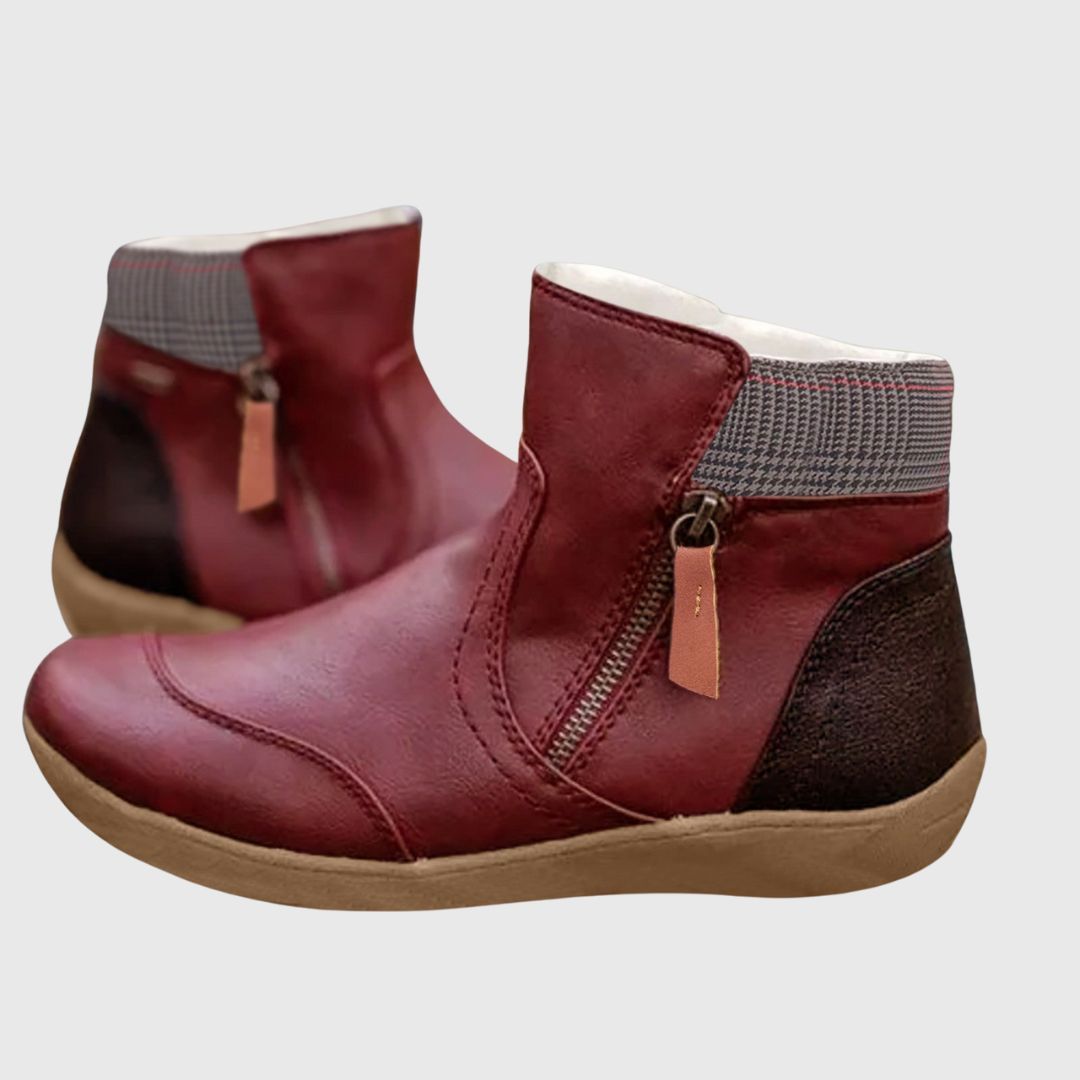 Penelope - Zip-Up Ankle Boots