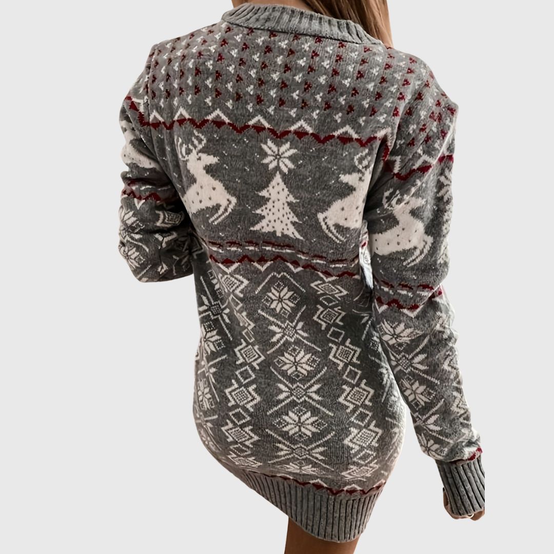 Karren - Christmas Sweater Dress