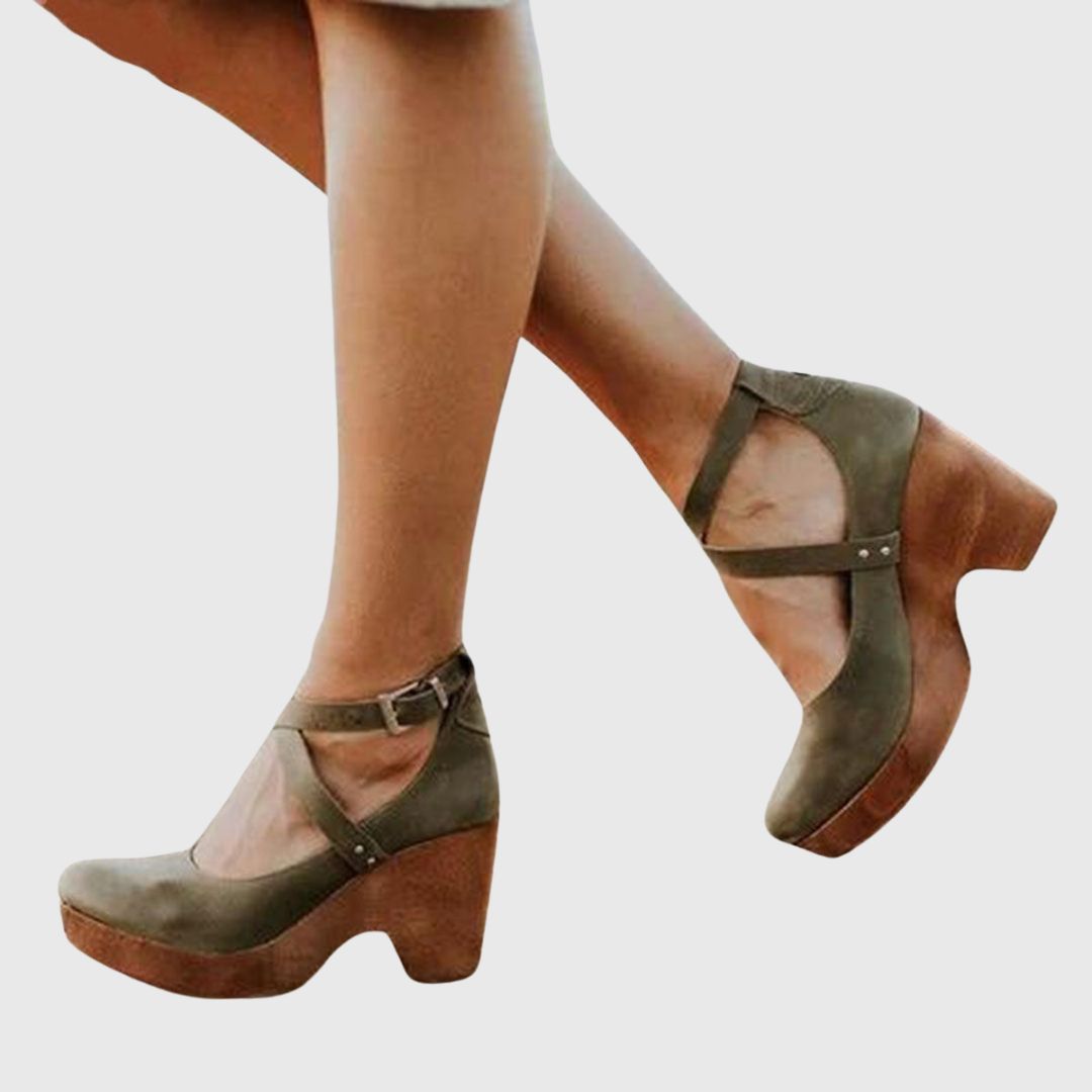 Ruby - Cross Strap Heels