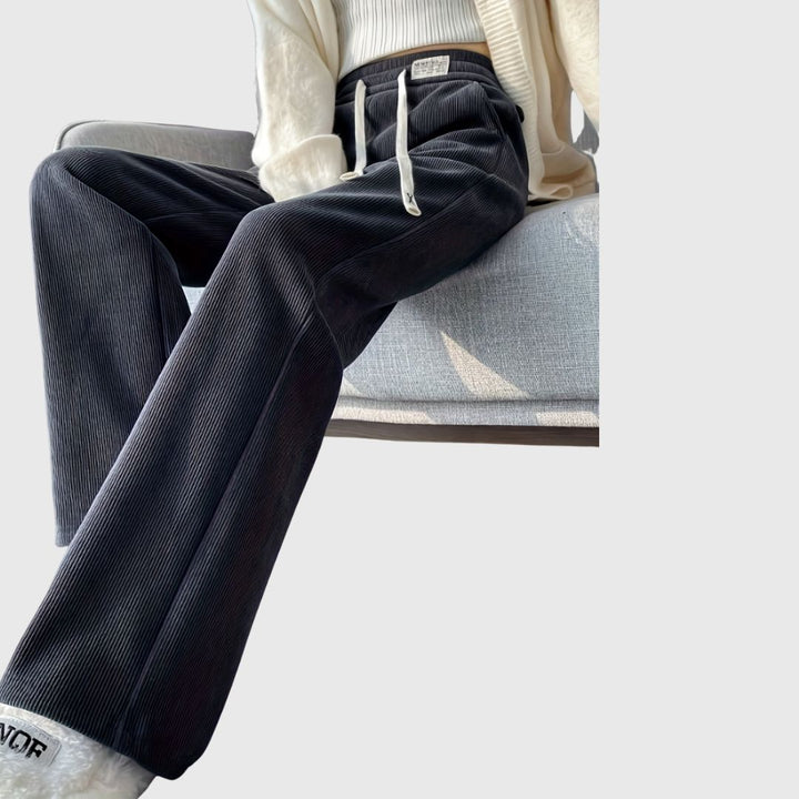 Aluna - Warm Wide-Leg Pants