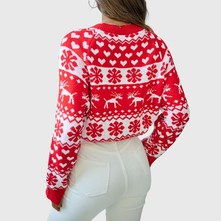 Karrie - Christmas Snowflake Sweater