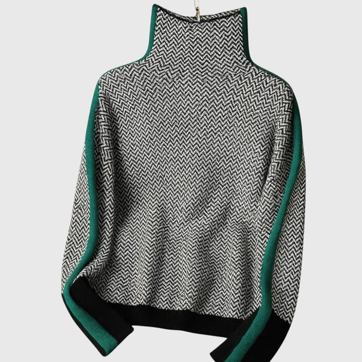 Martina - High Collar Pullover