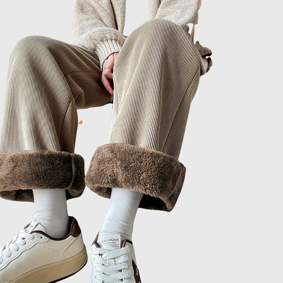 Aluna - Warm Wide-Leg Pants