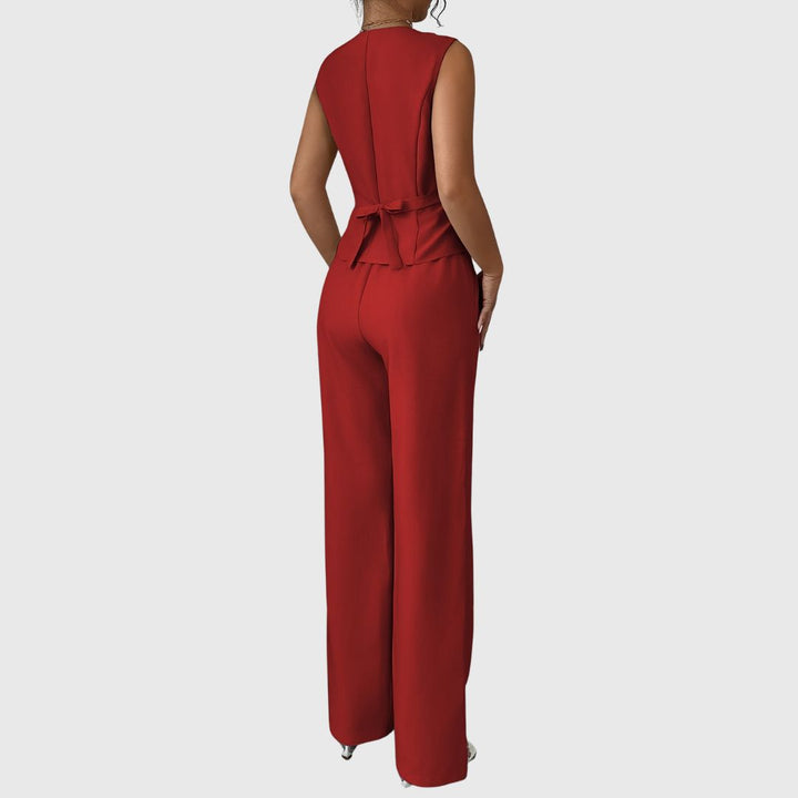 Sarie - Elegant Vest & Pants Set